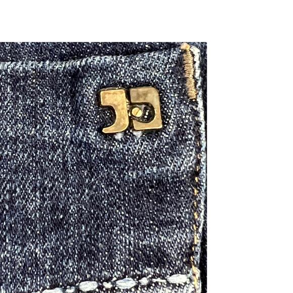 Joe's Jeans Dark Blue Wash Flare Boot Cut - Detailed Measurements Included - Picture 8 of 11